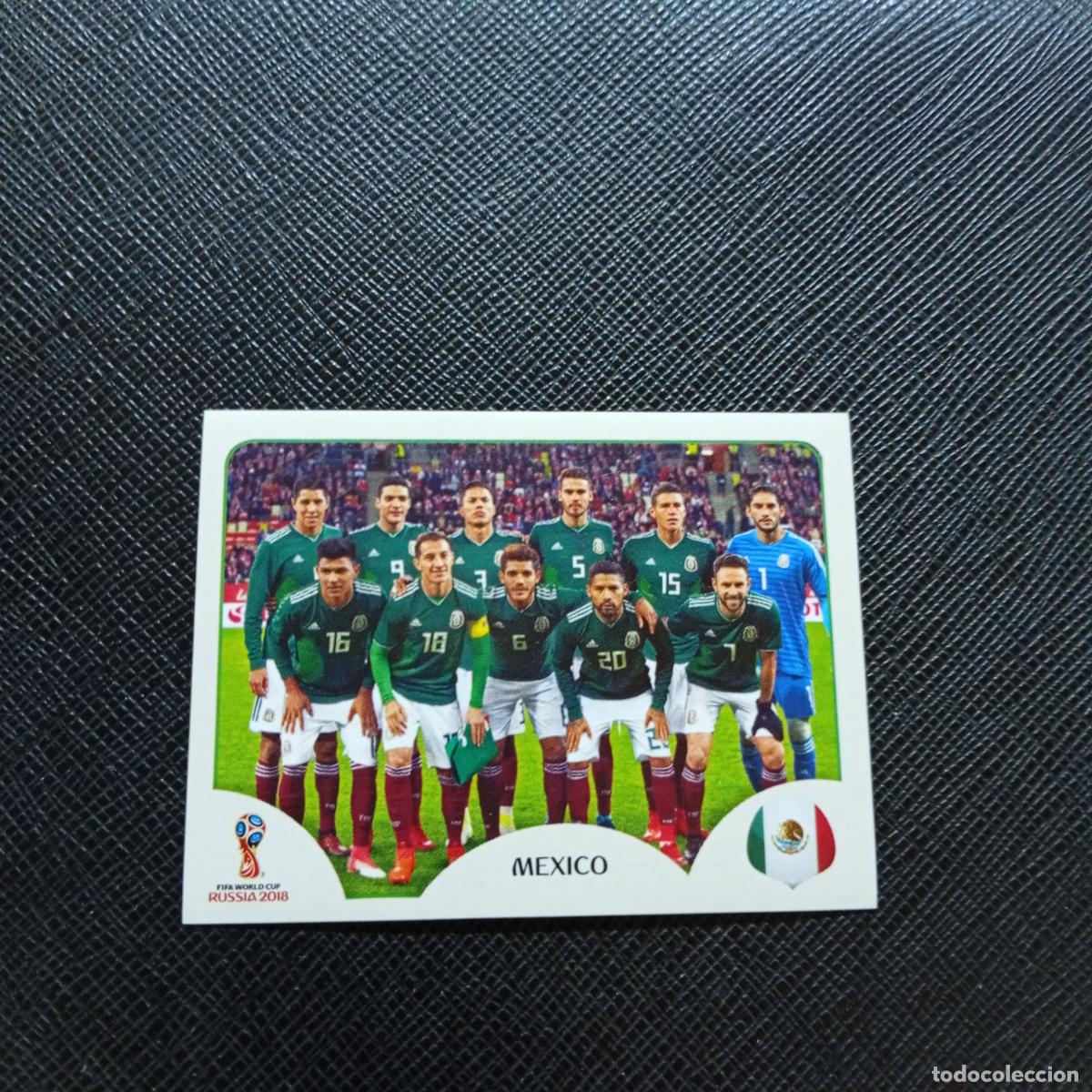 Football Stickers: 453 ALINEACION MEXICO PANINI MUNDIAL RUSIA 2018 CROMO FUTBOL 18 - SIN PEGAR - CJ2 ............