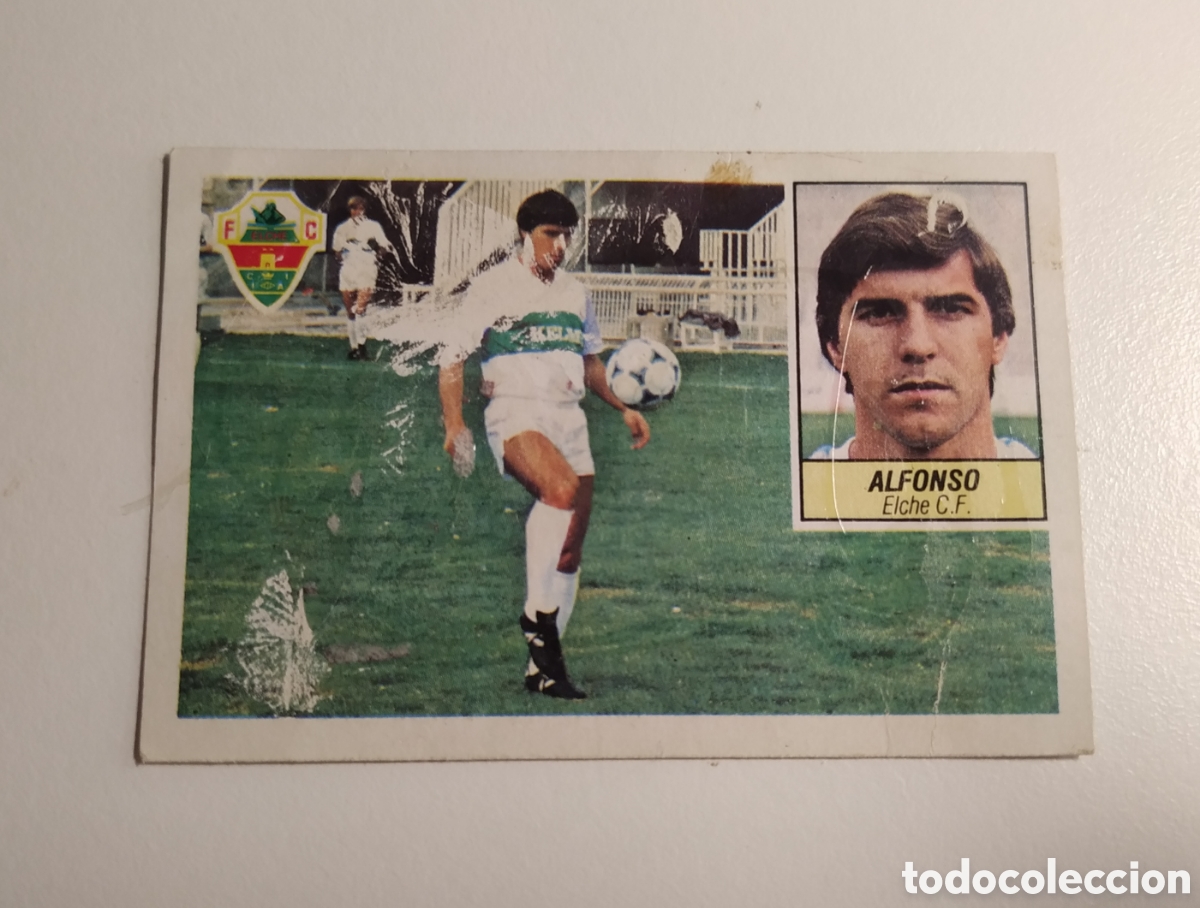Figurine di Calcio: L3 ALFONSO ELCHE C. F. LIGA ESTE 1984 1985 84 85 RECUPERADO DESPEGADO