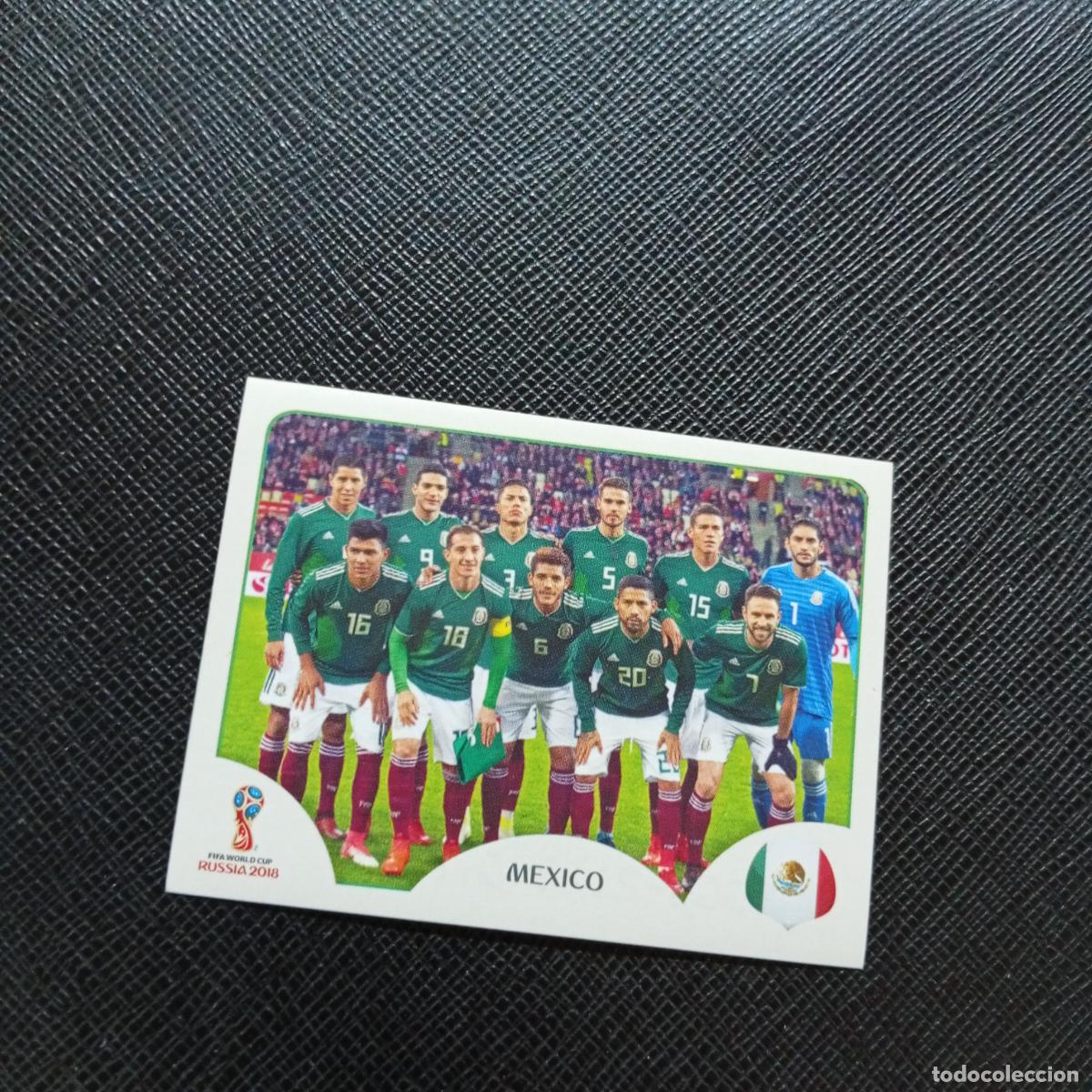Football Stickers: 453 ALINEACION MEXICO PANINI MUNDIAL RUSIA 2018 CROMO FUTBOL 18 - SIN PEGAR - CJ2 .............