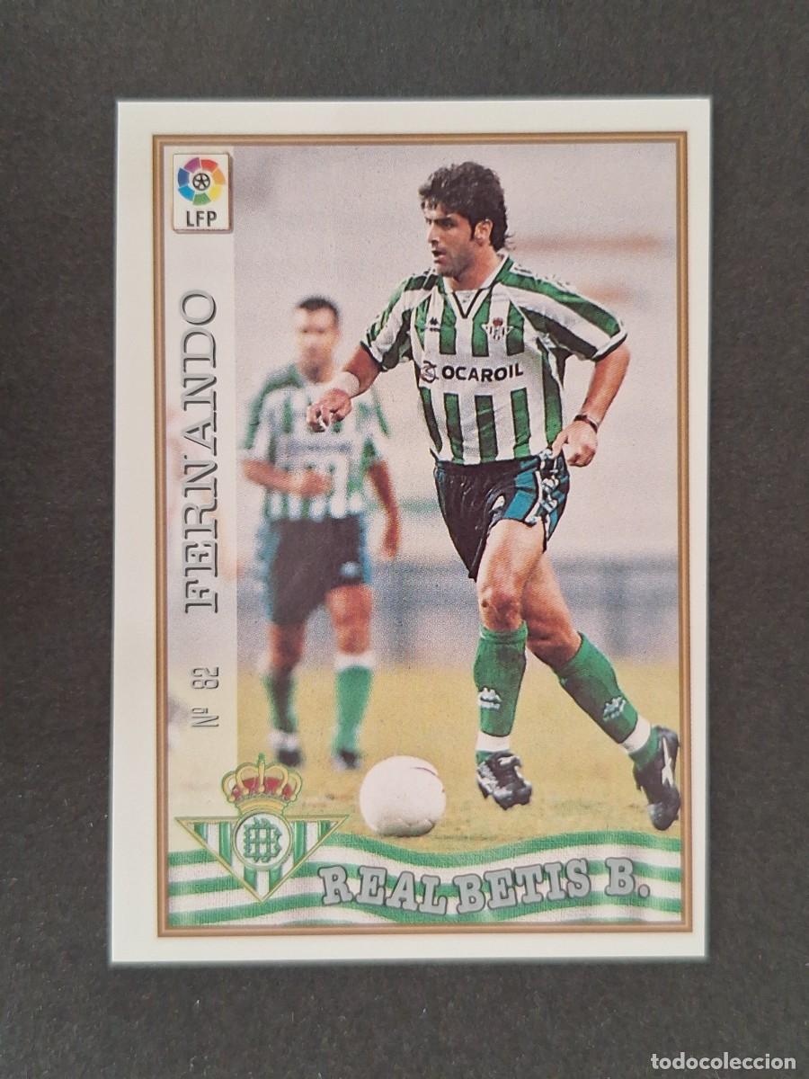Fu&szlig;ball-Sticker: L1 FERNANDO REAL BETIS BALOMPIE 82 MUNDICROMO LAS FICHAS DE LA LIGA 1997/1998 97 98
