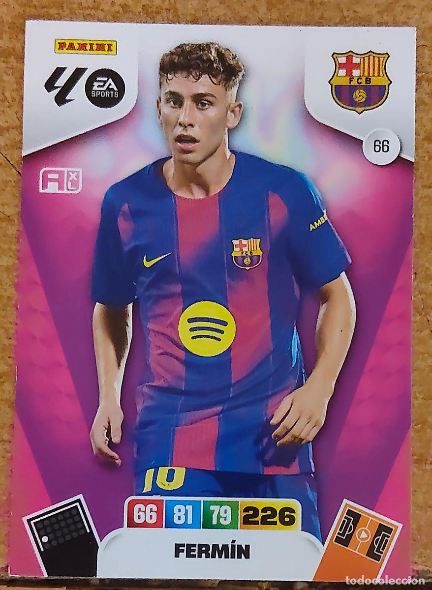 Cromos de f&uacute;tbol: 66 Ferm&iacute;n L&oacute;pez, FC Barcelona, Panini Adrenalyn XL La Liga 2025 2026 25 26