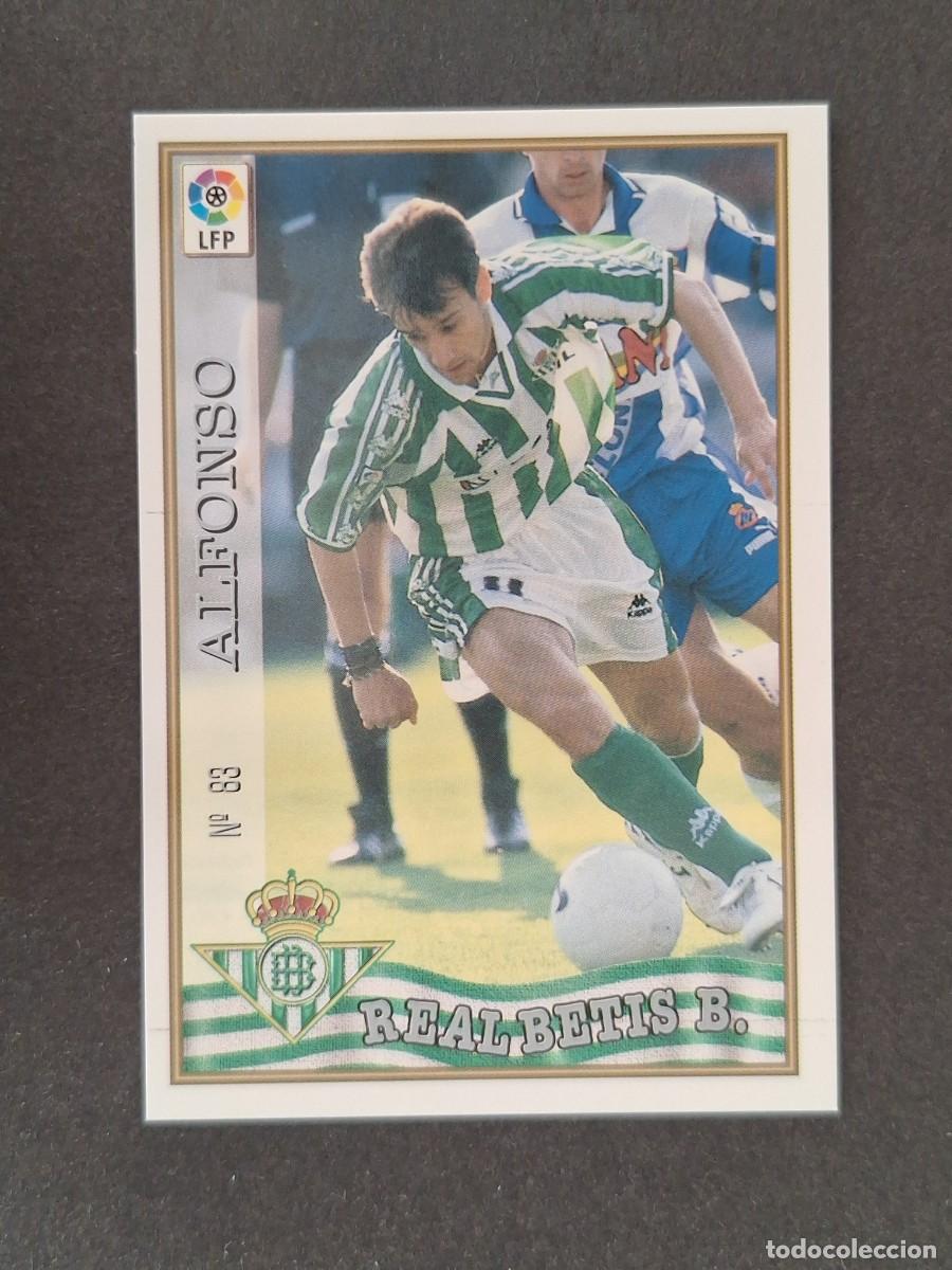 Cromos de f&uacute;tbol: L1 ALFONSO REAL BETIS BALOMPIE 83 MUNDICROMO LAS FICHAS DE LA LIGA 1997/1998 97 98