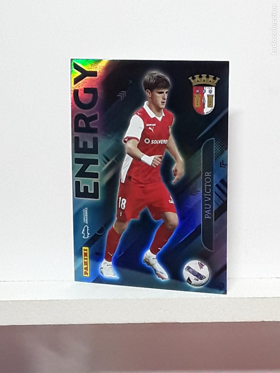 Cromos de f&uacute;tbol: PORTUGUES 2025 2026 IDOLOS 25 26 CROMO PANINI FUTEBOL N 212 BRAGA ENERGY PAU VICTOR
