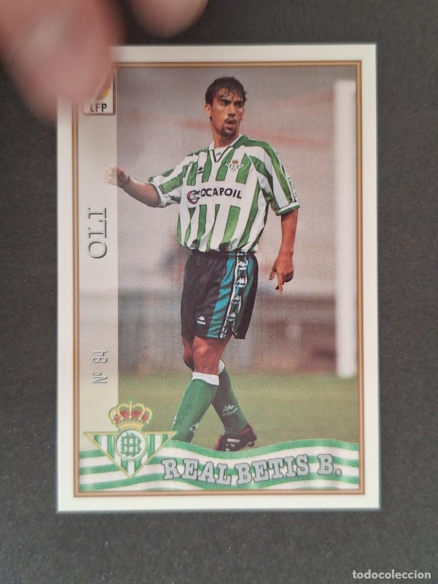 Cromos de f&uacute;tbol: L1 OLI REAL BETIS BALOMPIE 84 MUNDICROMO LAS FICHAS DE LA LIGA 1997/1998 97 98