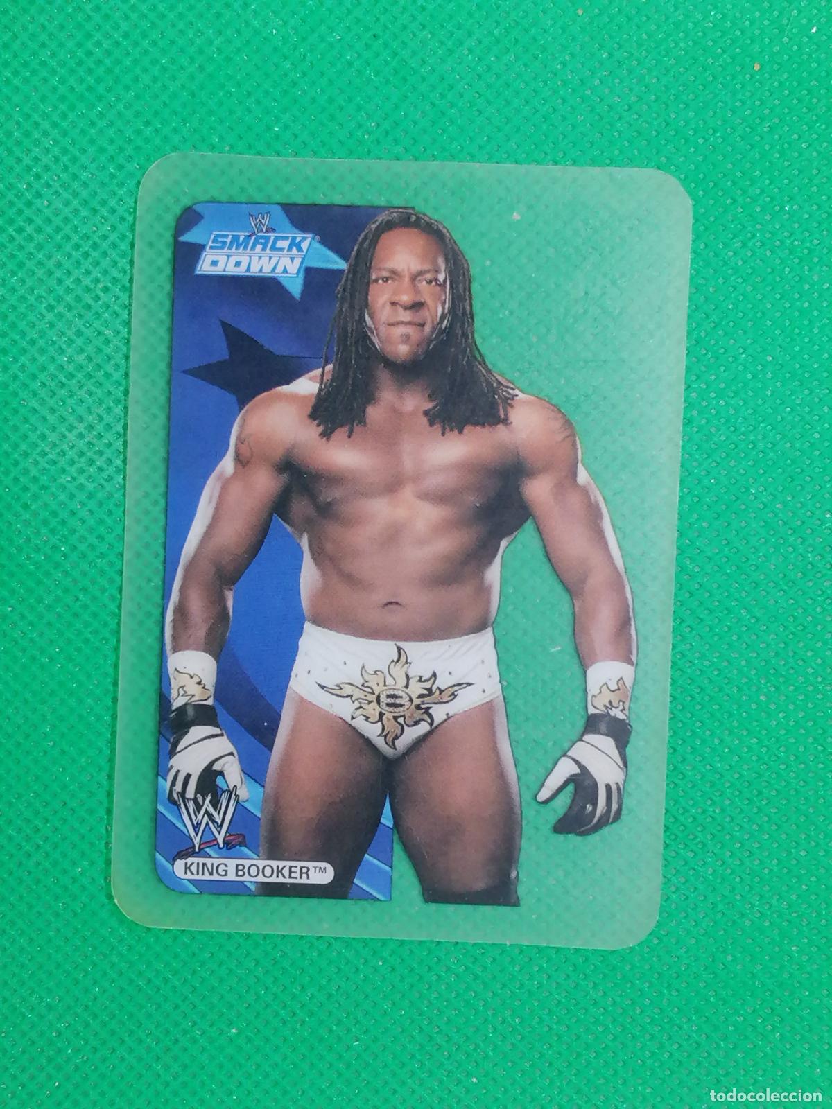 Cromos de f&uacute;tbol: 87 KING BOOKER LAMINCARDS ⚜️ WORLD WRESTLING NEW EDITION EDIBAS MUNDICROMO 07 2007 ⚜️