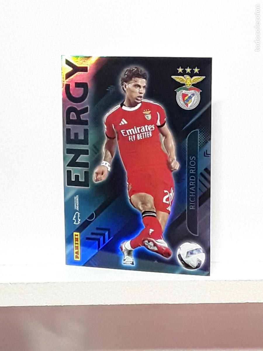 Cromos de f&uacute;tbol: PORTUGUES 2025 2026 IDOLOS 25 26 CROMO PANINI FUTEBOL N 214 BENFICA ENERGY RICHARD RIOS