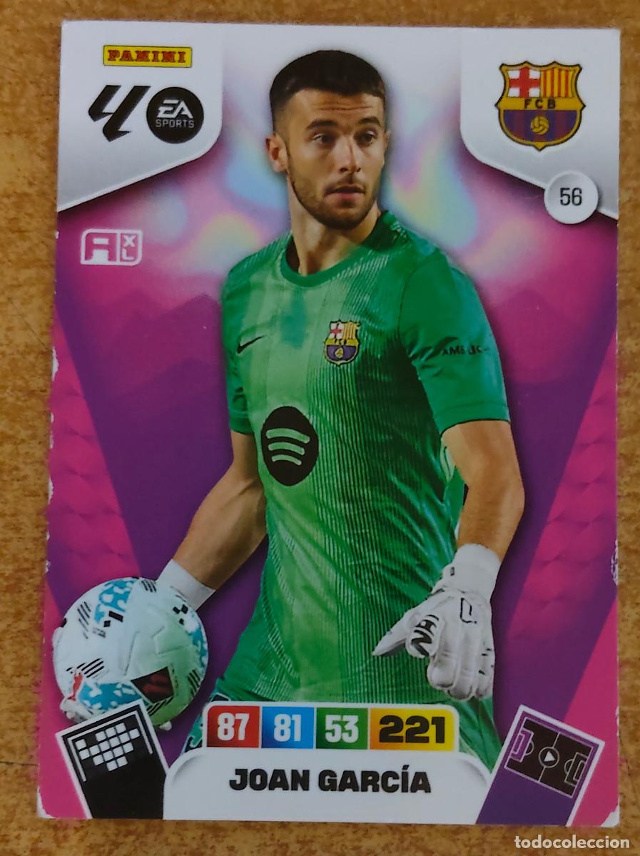 Cromos de f&uacute;tbol: ADRENALYN XL 2025-26 CARD N&ordm; 56 JOAN GARC&Iacute;A FC BARCELONA
