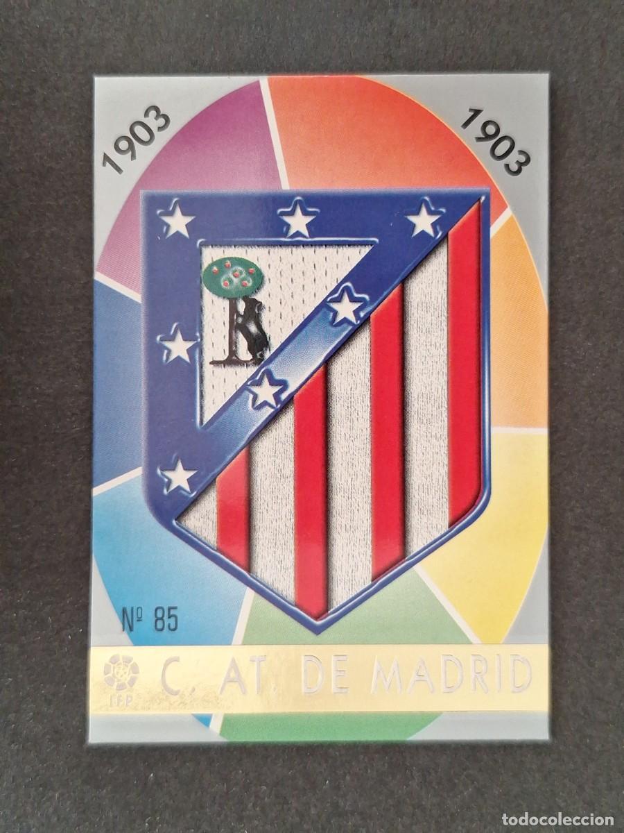 Cromos de f&uacute;tbol: L1 ESCUDO ATLETICO DE MADRID 85 MUNDICROMO LAS FICHAS DE LA LIGA 1997/1998 97 98