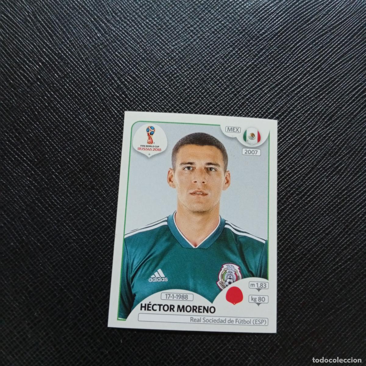 Cromos de f&uacute;tbol: 457 HECTOR MORENO MEXICO PANINI MUNDIAL RUSIA 2018 CROMO FUTBOL 18 - SIN PEGAR - CJ2