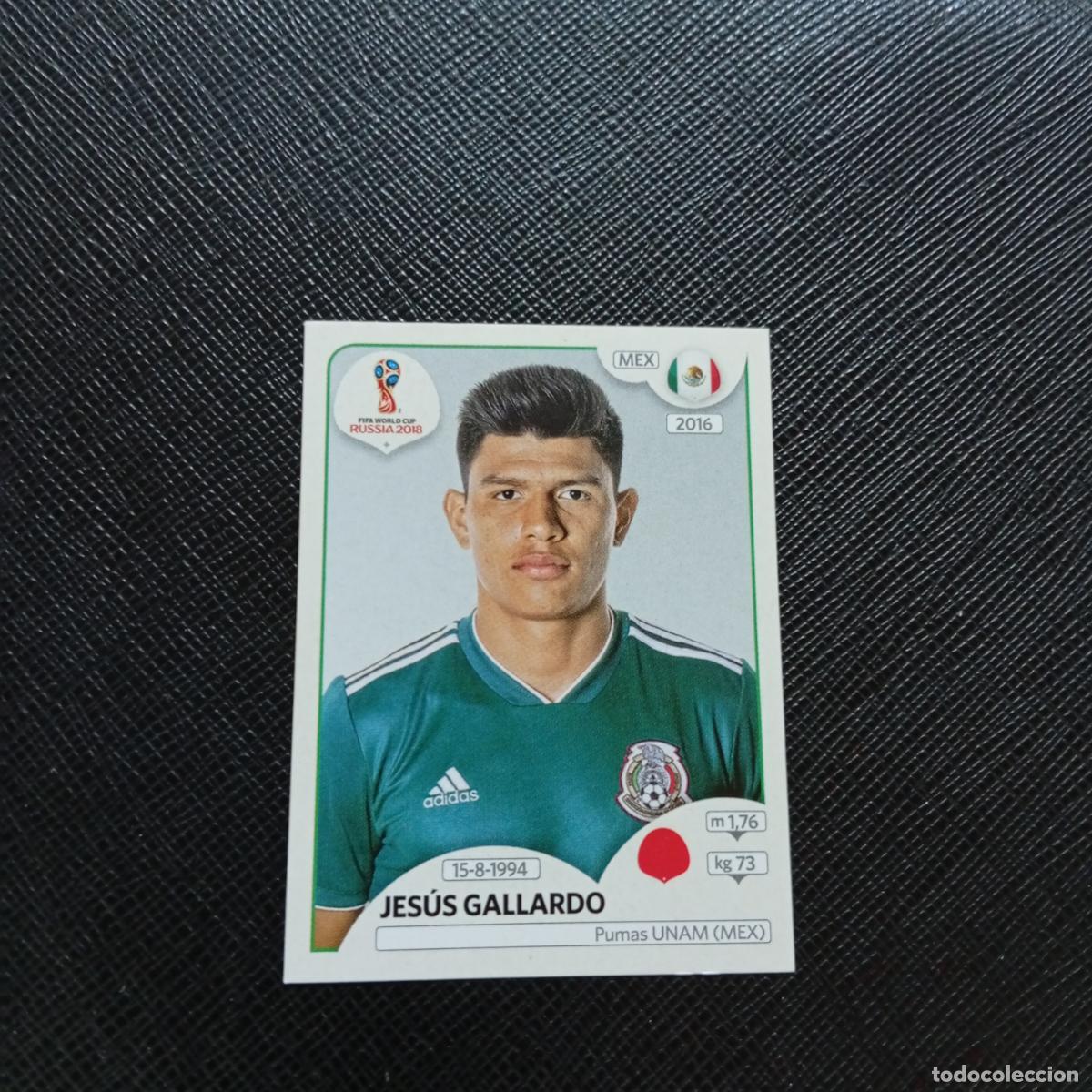 Cromos de f&uacute;tbol: 458 JESUS GALLARDO MEXICO PANINI MUNDIAL RUSIA 2018 CROMO FUTBOL 18 - SIN PEGAR - CJ2