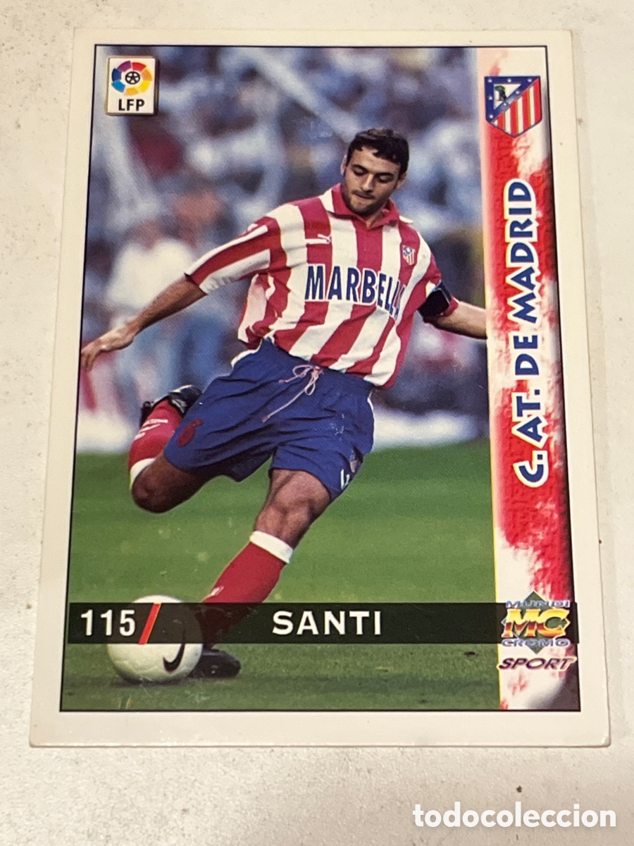 Cartes &agrave; collectionner de Football: Cromo Mundi Cromo Sport N&deg;115 Santi C. AT de Madrid Liga 98-99