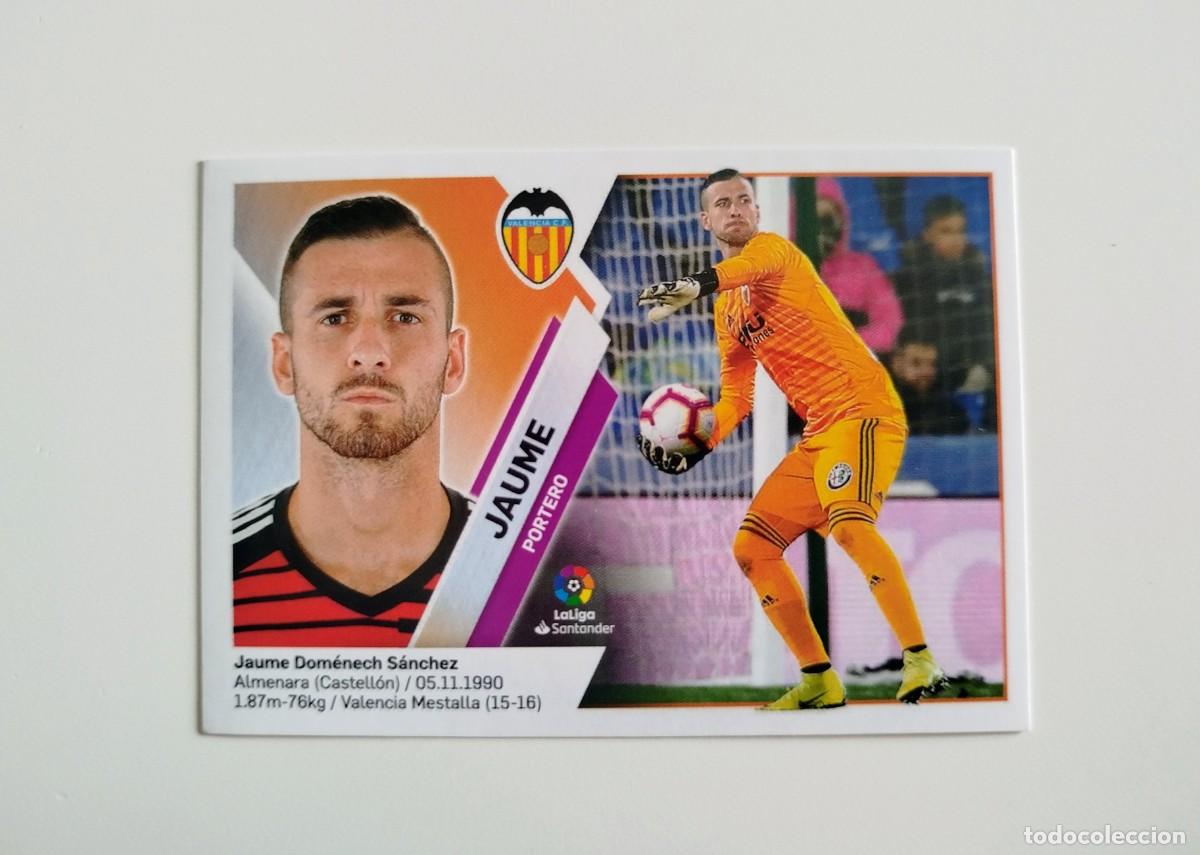 Football Stickers: Jaume 2 SIN PEGAR NUNCA PEGADO Valencia CF Ediciones Este 19 20 / 2019 2020
