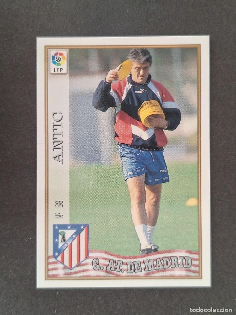 Football Stickers: L1 ANTIC ENTRENADOR ATLETICO DE MADRID 88 MUNDICROMO LAS FICHAS DE LA LIGA 1997/1998 97 98