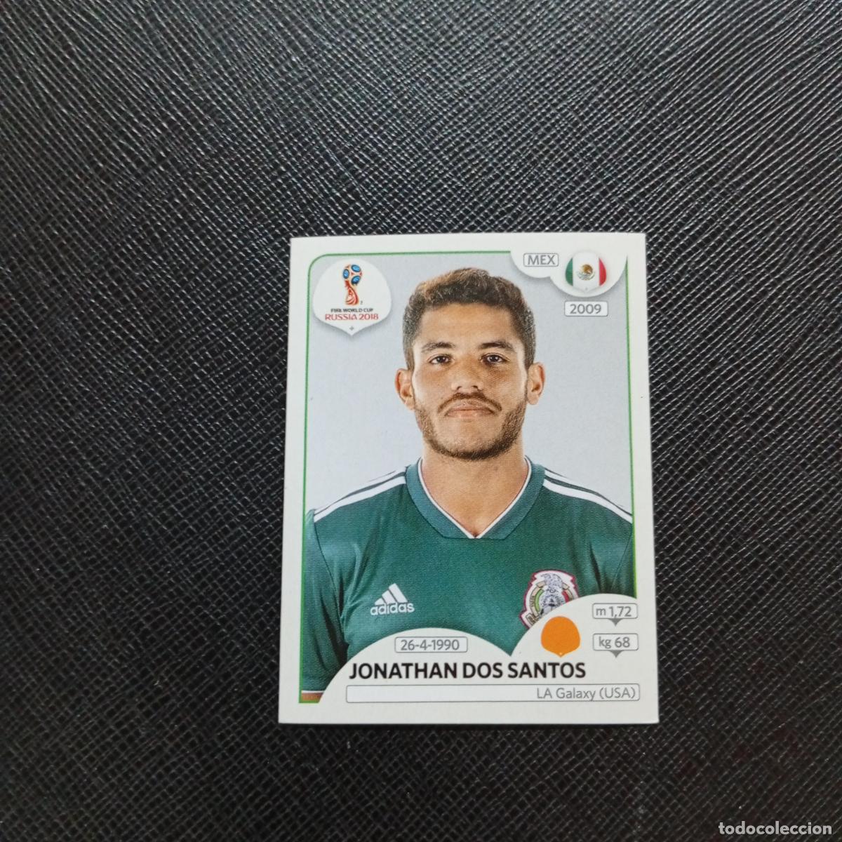 Football Stickers: 461 JONATHAN DOS SANTOS MEXICO PANINI MUNDIAL RUSIA 2018 CROMO FUTBOL 18 - SIN PEGAR - CJ2 .
