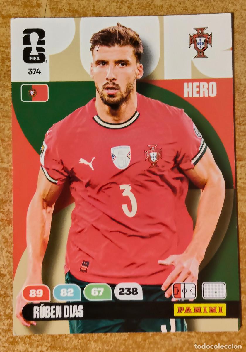 Football Stickers: 374 RUBEN DIAS ADRENALYN FIFA WORLD CUP 2026 PORTUGAL