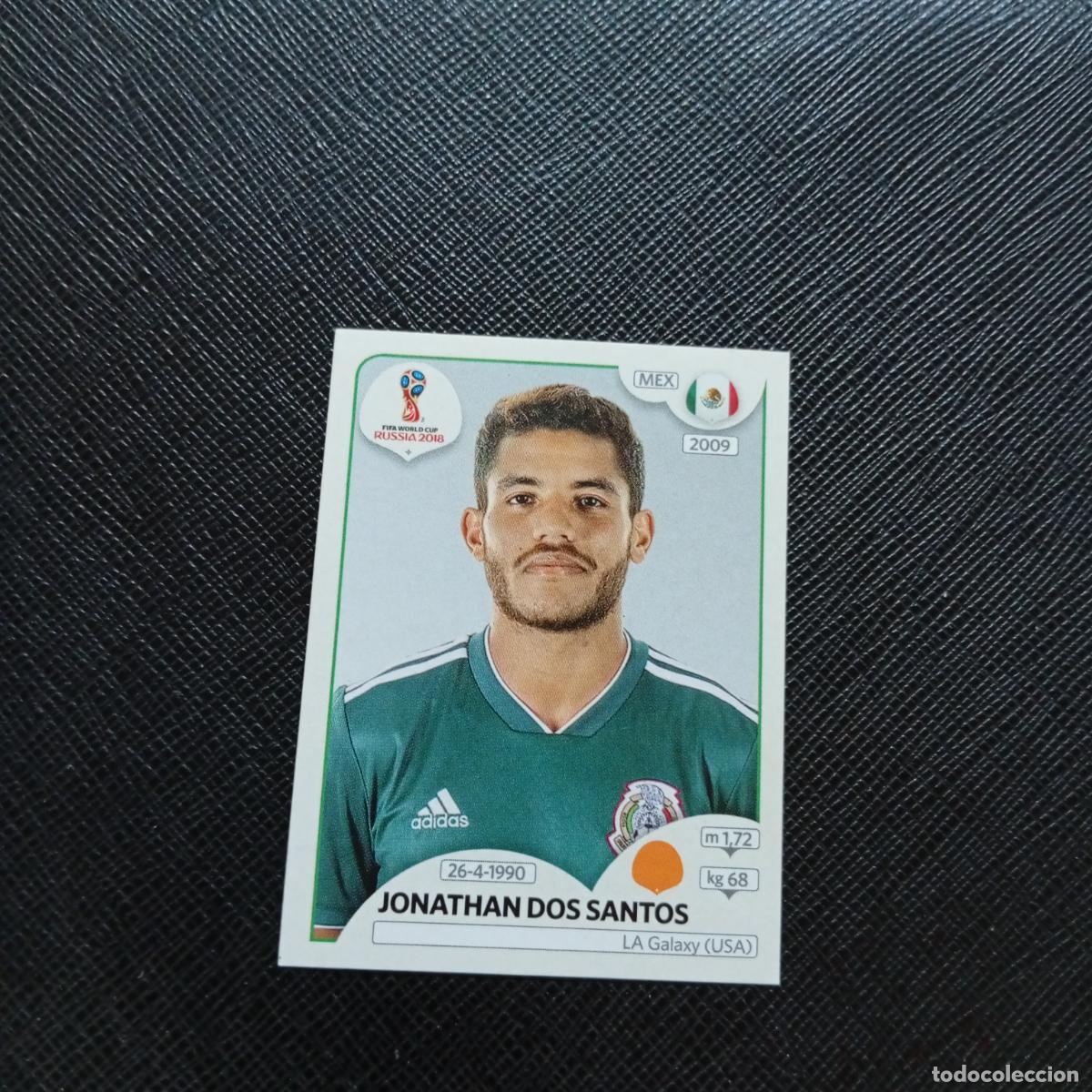 Football Stickers: 461 JONATHAN DOS SANTOS MEXICO PANINI MUNDIAL RUSIA 2018 CROMO FUTBOL 18 - SIN PEGAR - CJ2 ..