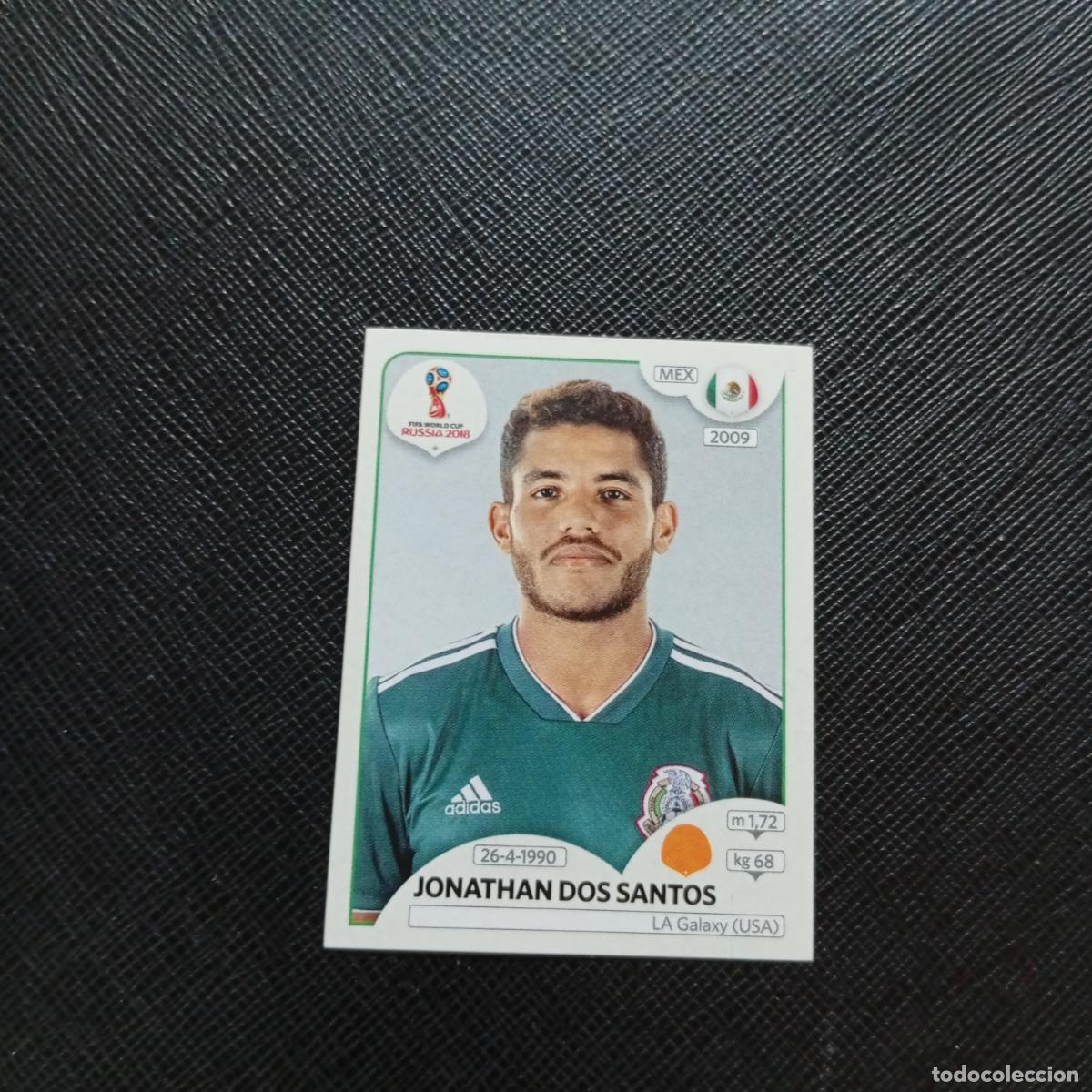 Football Stickers: 461 JONATHAN DOS SANTOS MEXICO PANINI MUNDIAL RUSIA 2018 CROMO FUTBOL 18 - SIN PEGAR - CJ2 ..