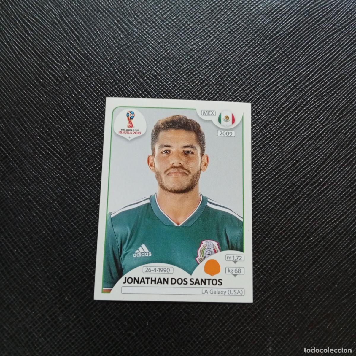 Football Stickers: 461 JONATHAN DOS SANTOS MEXICO PANINI MUNDIAL RUSIA 2018 CROMO FUTBOL 18 - SIN PEGAR - CJ2 ...