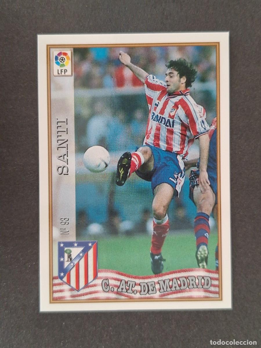 Cromos de f&uacute;tbol: L1 SANTI ATLETICO DE MADRID 93 MUNDICROMO LAS FICHAS DE LA LIGA 1997/1998 97 98