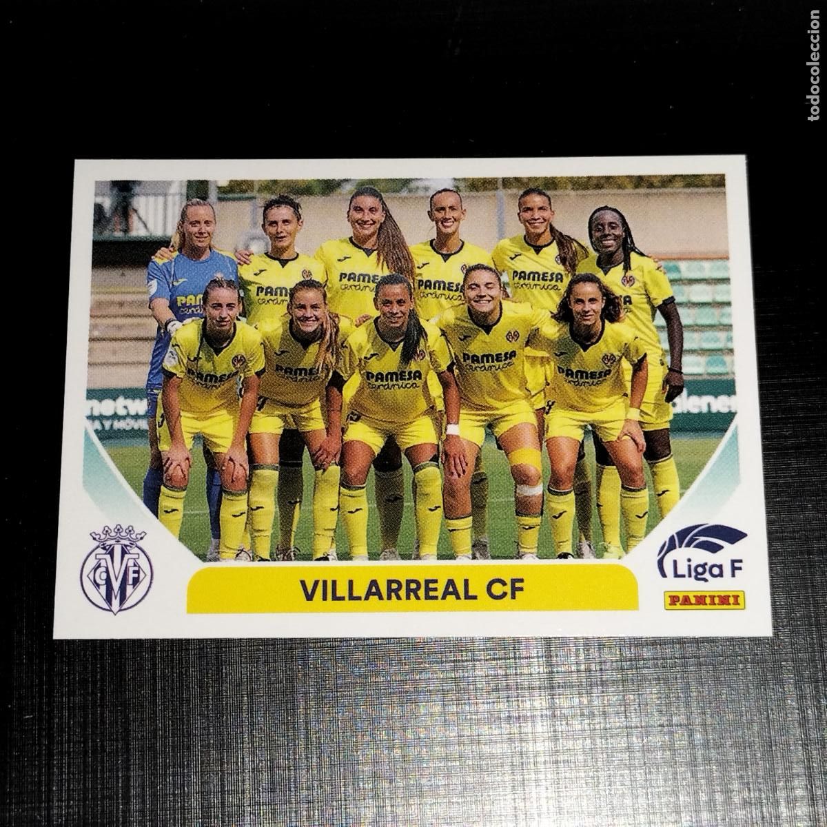 Football Stickers: N&ordm; 303 ALINEACION EQUIPO VILLARREAL CROMOS LIGA F FEMENINA PANINI 2023 2024 23 24