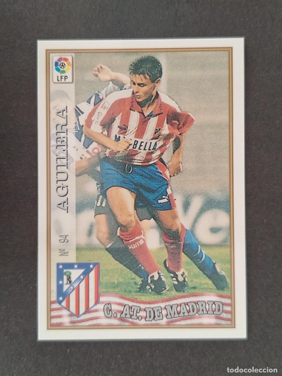 Football Stickers: L1 AGUILERA ATLETICO DE MADRID 94 MUNDICROMO LAS FICHAS DE LA LIGA 1997/1998 97 98