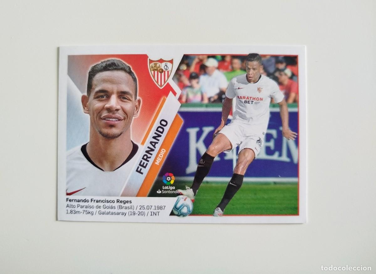 Football Stickers: Fernando 12 SIN PEGAR NUNCA PEGADO Sevilla FC Ediciones Este 19 20 / 2019 2020