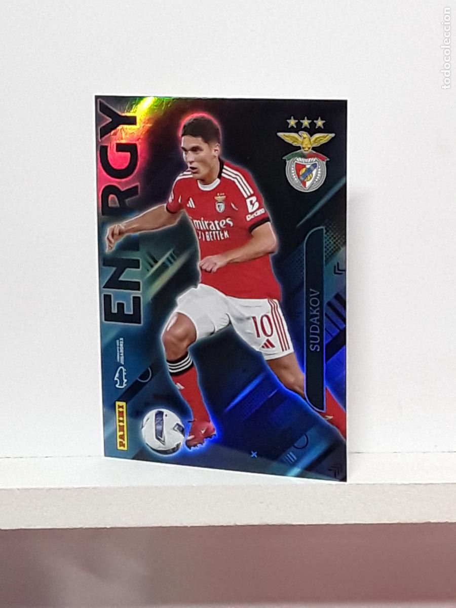 Football Stickers: PORTUGUES 2025 2026 IDOLOS 25 26 CROMO PANINI FUTEBOL N 215 BENFICA ENERGY SUDAKOV