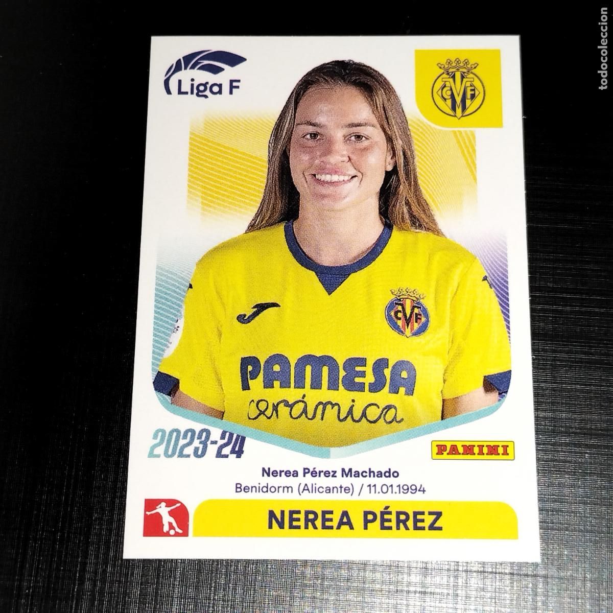 Cartes &agrave; collectionner de Football: N&ordm; 306 NEREA PEREZ VILLARREAL CROMOS LIGA F FEMENINA PANINI 2023 2024 23 24