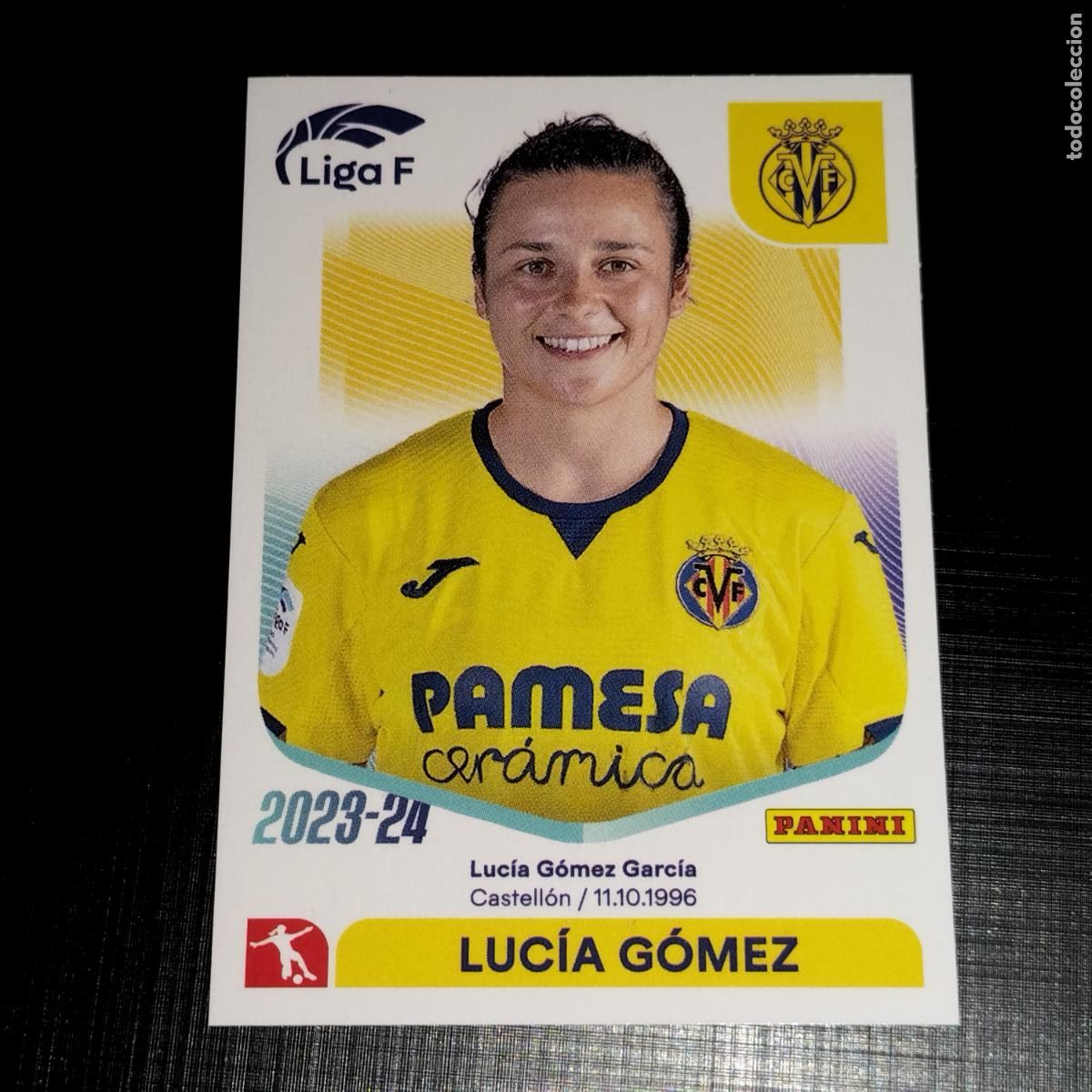 Cartes &agrave; collectionner de Football: N&ordm; 307 LUCIA GOMEZ VILLARREAL CROMOS LIGA F FEMENINA PANINI 2023 2024 23 24