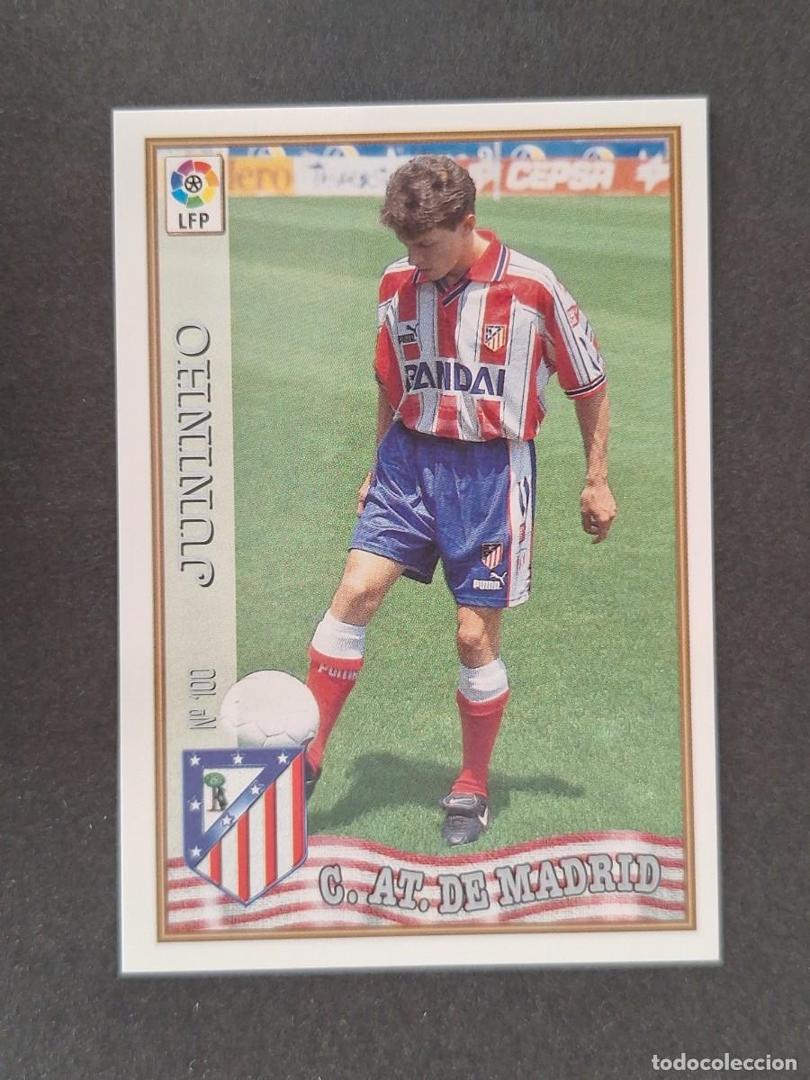 Cromos de f&uacute;tbol: L1 JUNINHO ATLETICO DE MADRID 100 MUNDICROMO LAS FICHAS DE LA LIGA 1997/1998 97 98
