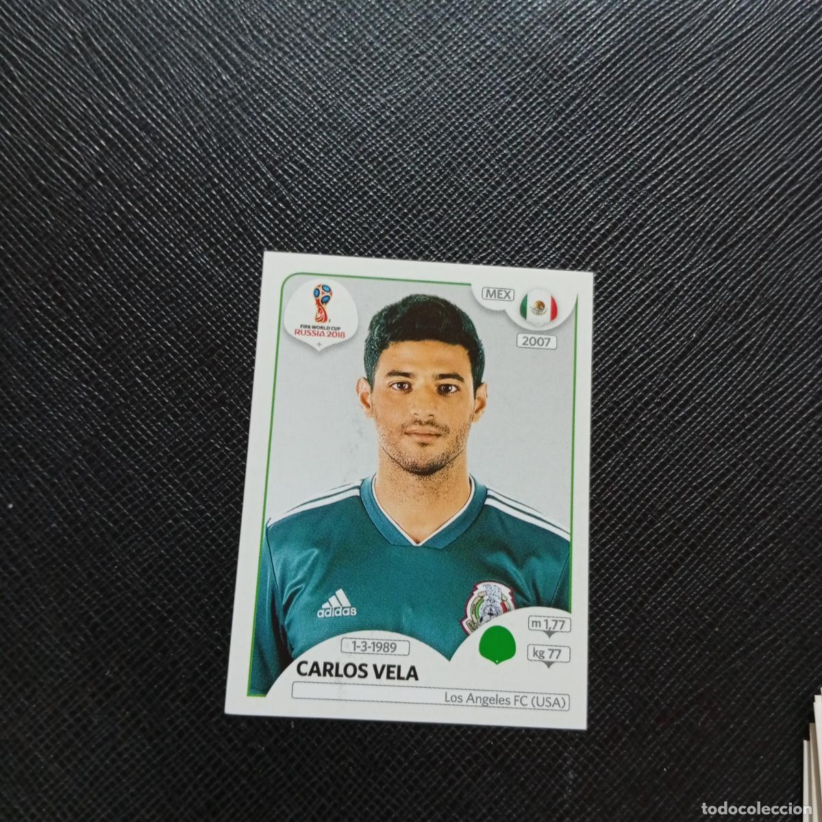 Cromos de f&uacute;tbol: 469 CARLOS VELA MEXICO PANINI MUNDIAL RUSIA 2018 CROMO FUTBOL 18 - SIN PEGAR - CJ2 .