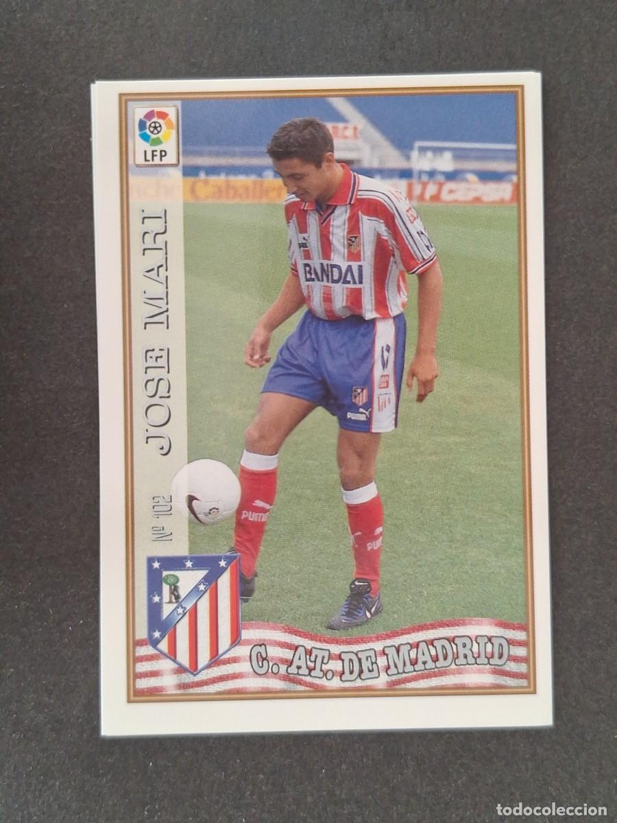 Cromos de f&uacute;tbol: L1 JOSE MARI ATLETICO DE MADRID 102 MUNDICROMO LAS FICHAS DE LA LIGA 1997/1998 97 98