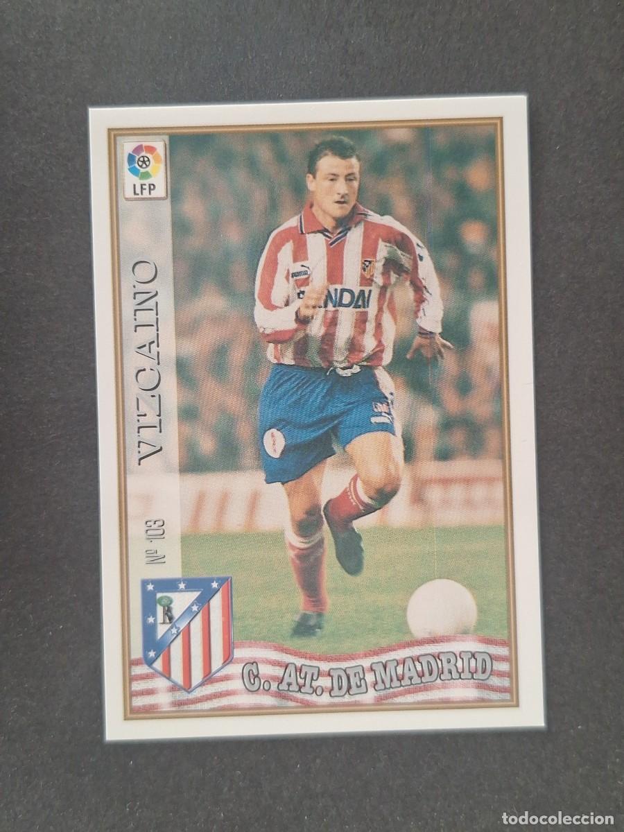 Cromos de f&uacute;tbol: L1 VIZCAINO ATLETICO DE MADRID 103 MUNDICROMO LAS FICHAS DE LA LIGA 1997/1998 97 98