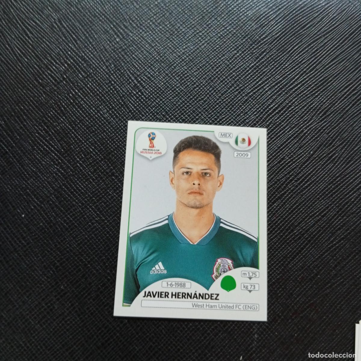 Cromos de f&uacute;tbol: 470 JAVIER HERNANDEZ MEXICO PANINI MUNDIAL RUSIA 2018 CROMO FUTBOL 18 - SIN PEGAR - CJ2