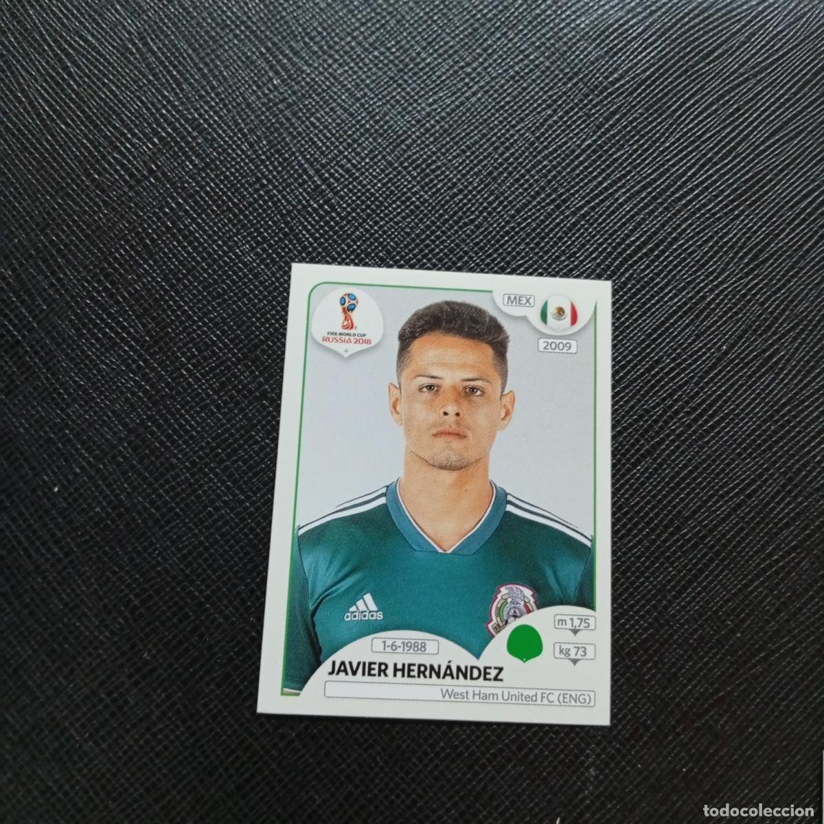Cromos de f&uacute;tbol: 470 JAVIER HERNANDEZ MEXICO PANINI MUNDIAL RUSIA 2018 CROMO FUTBOL 18 - SIN PEGAR - CJ2
