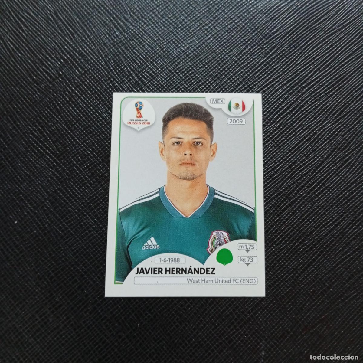 Cromos de f&uacute;tbol: 470 JAVIER HERNANDEZ MEXICO PANINI MUNDIAL RUSIA 2018 CROMO FUTBOL 18 - SIN PEGAR - CJ2 .