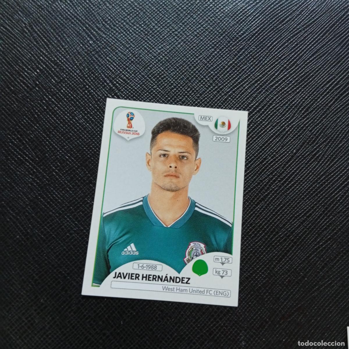 Cromos de f&uacute;tbol: 470 JAVIER HERNANDEZ MEXICO PANINI MUNDIAL RUSIA 2018 CROMO FUTBOL 18 - SIN PEGAR - CJ2 ..