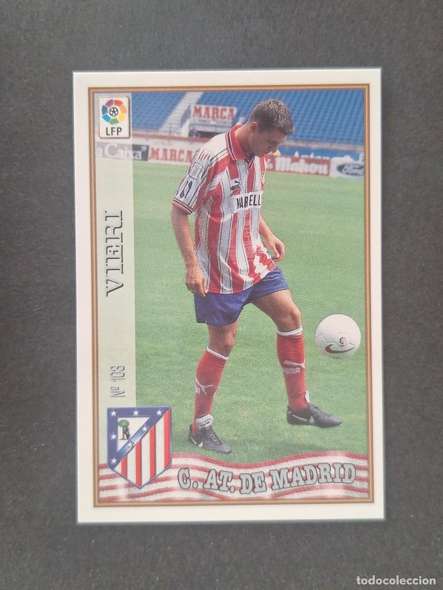 Cromos de f&uacute;tbol: L1 VIERI ATLETICO DE MADRID 103 MUNDICROMO LAS FICHAS DE LA LIGA 1997/1998 97 98