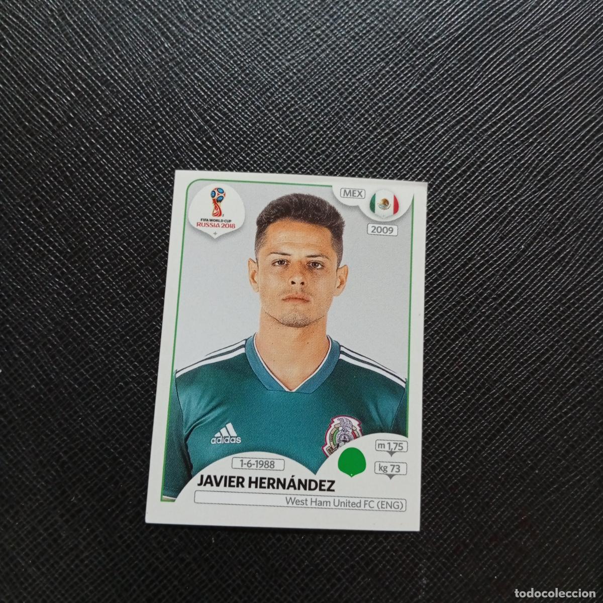 Cromos de f&uacute;tbol: 470 JAVIER HERNANDEZ MEXICO PANINI MUNDIAL RUSIA 2018 CROMO FUTBOL 18 - SIN PEGAR - CJ2 ..