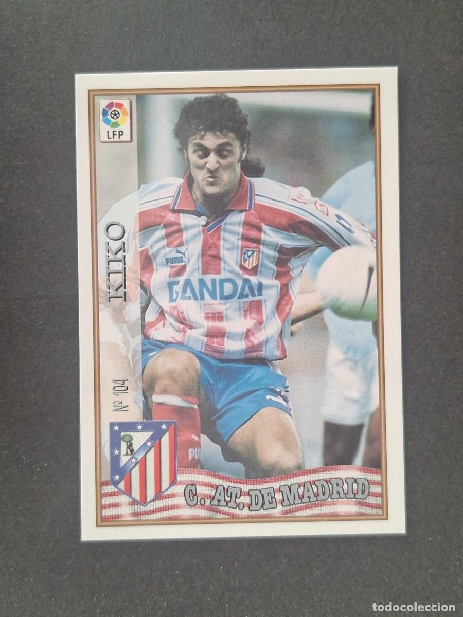 Cartes &agrave; collectionner de Football: L1 KIKO ATLETICO DE MADRID 104 MUNDICROMO LAS FICHAS DE LA LIGA 1997/1998 97 98