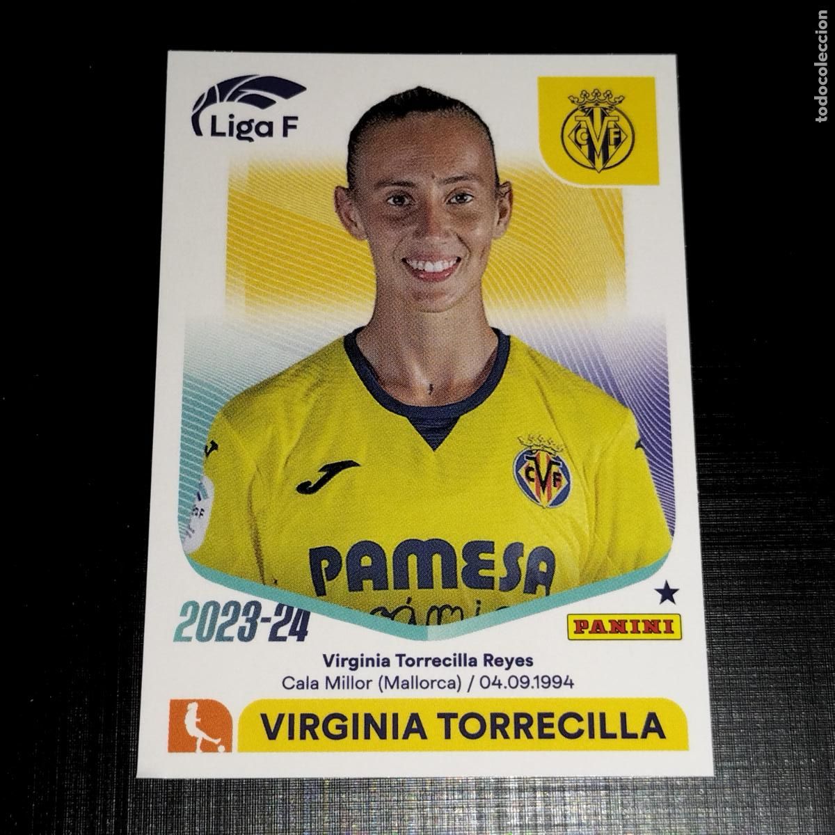 Cromos de Futebol: N&ordm; 313 VIRGINIA TORRECILLA VILLARREAL CROMOS LIGA F FEMENINA PANINI 2023 2024 23 24