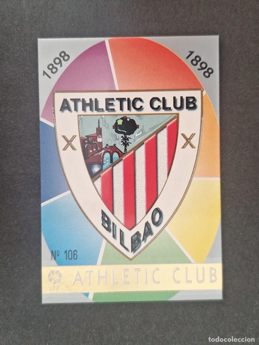Cromos de Futebol: L1 ESCUDO ATHLETIC CLUB DE BILBAO 106 MUNDICROMO LAS FICHAS DE LA LIGA 1997/1998 97 98
