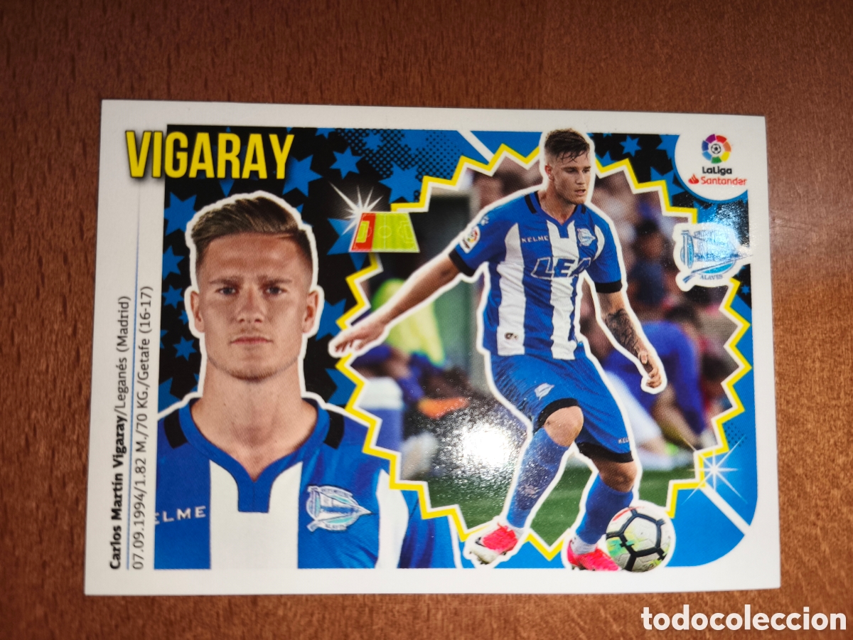 Cromos de Futebol: Vigaray n&deg;3B liga este 18/19 Deportivo Alav&eacute;s