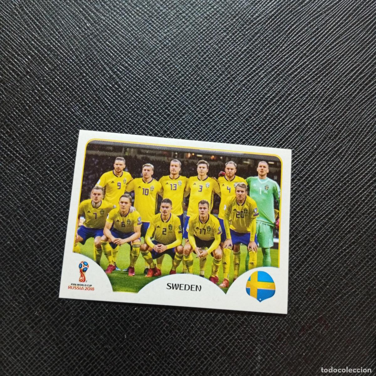 Cromos de Futebol: 473 ALINEACION SUECIA PANINI MUNDIAL RUSIA 2018 CROMO FUTBOL 18 - SIN PEGAR - CJ2