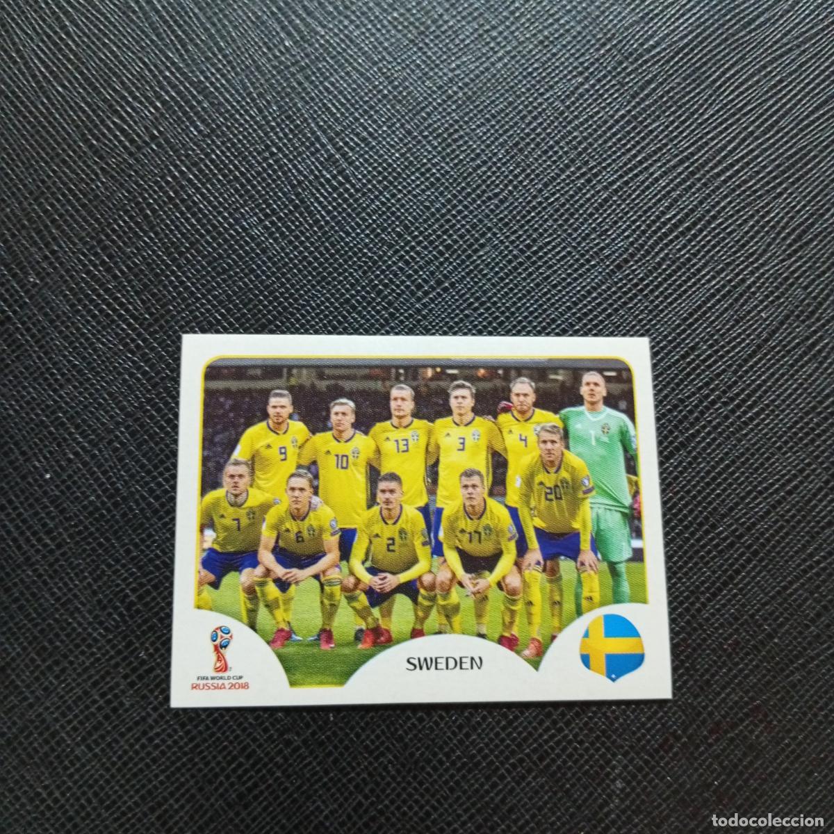 Cromos de Futebol: 473 ALINEACION SUECIA PANINI MUNDIAL RUSIA 2018 CROMO FUTBOL 18 - SIN PEGAR - CJ2