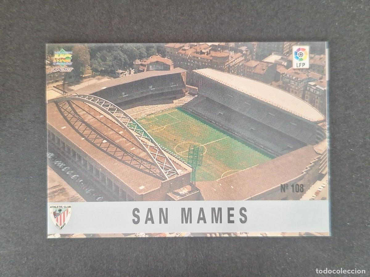 Cromos de Futebol: L1 ESTADIO SAN MAMES ATHLETIC CLUB DE BILBAO 108 MUNDICROMO LAS FICHAS DE LA LIGA 1997/1998 97 98