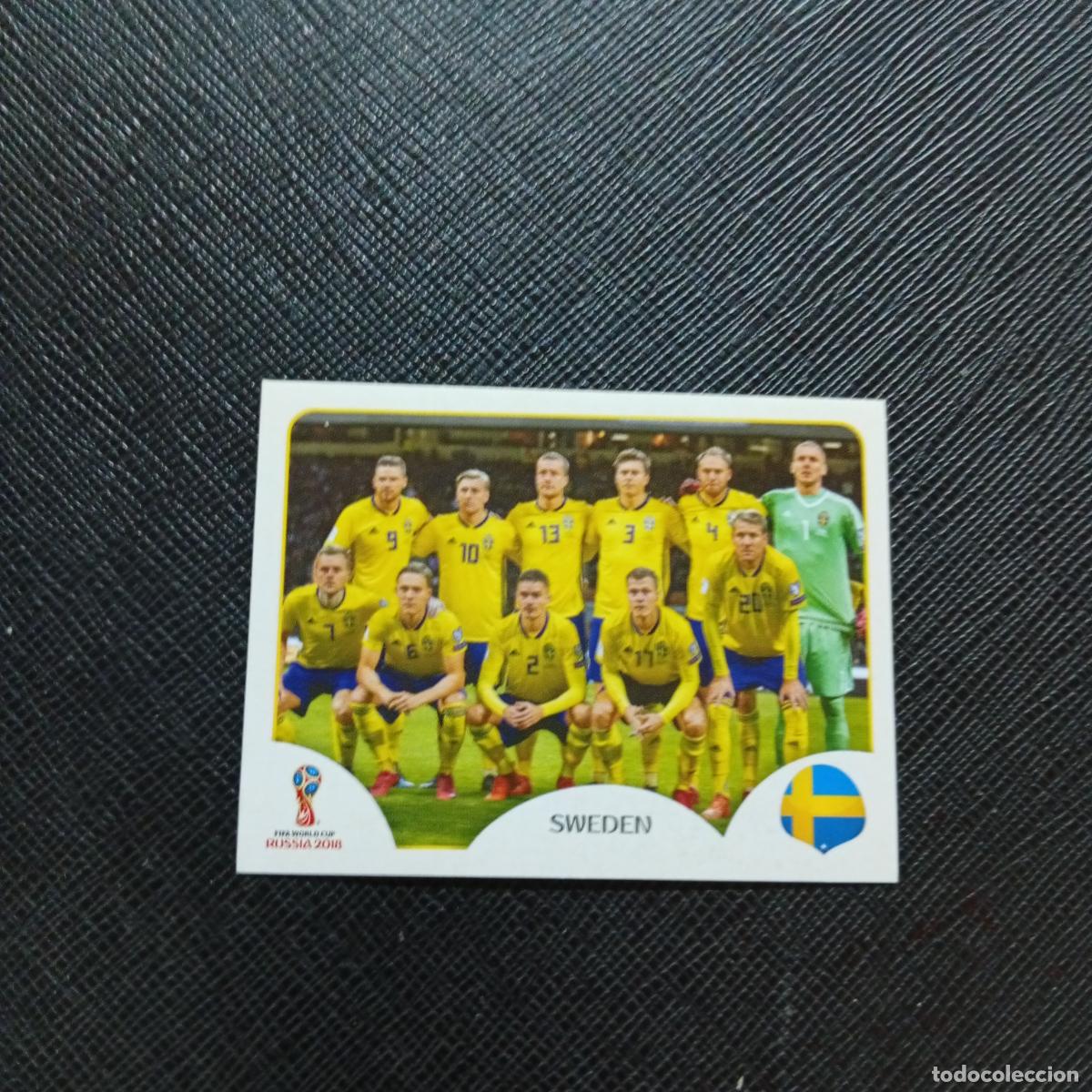 Cromos de Futebol: 473 ALINEACION SUECIA PANINI MUNDIAL RUSIA 2018 CROMO FUTBOL 18 - SIN PEGAR - CJ2 .