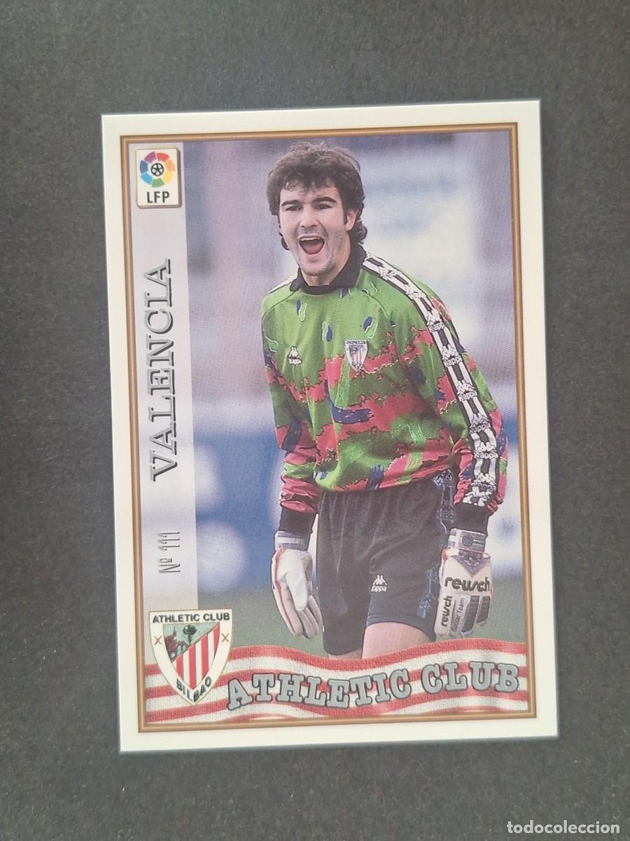 Cromos de Futebol: L1 VALENCIA ATHLETIC DE BILBAO 111 MUNDICROMO LAS FICHAS DE LA LIGA 1997/1998 97 98