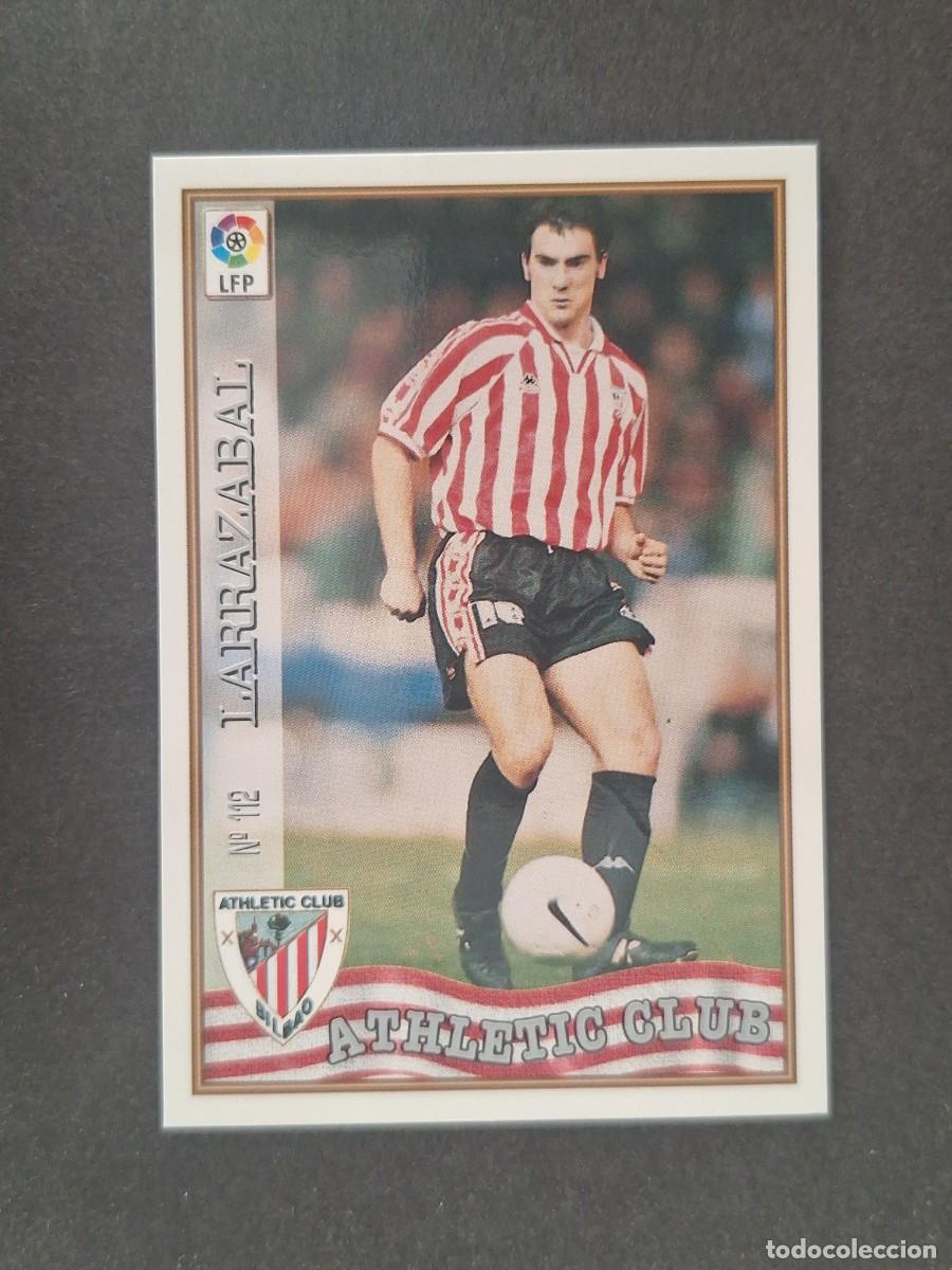 Cromos de Futebol: L1 LARRAZABAL ATHLETIC DE BILBAO 112 MUNDICROMO LAS FICHAS DE LA LIGA 1997/1998 97 98