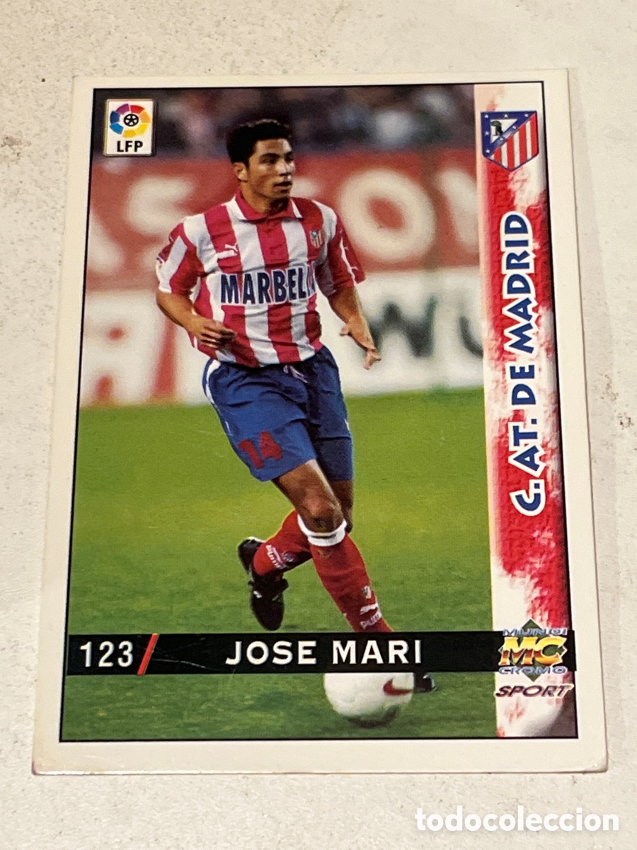 Cromos de Futebol: Cromo Mundi Cromo Sport N&deg;123 Jose Mari C. AT de Madrid Liga 98-99